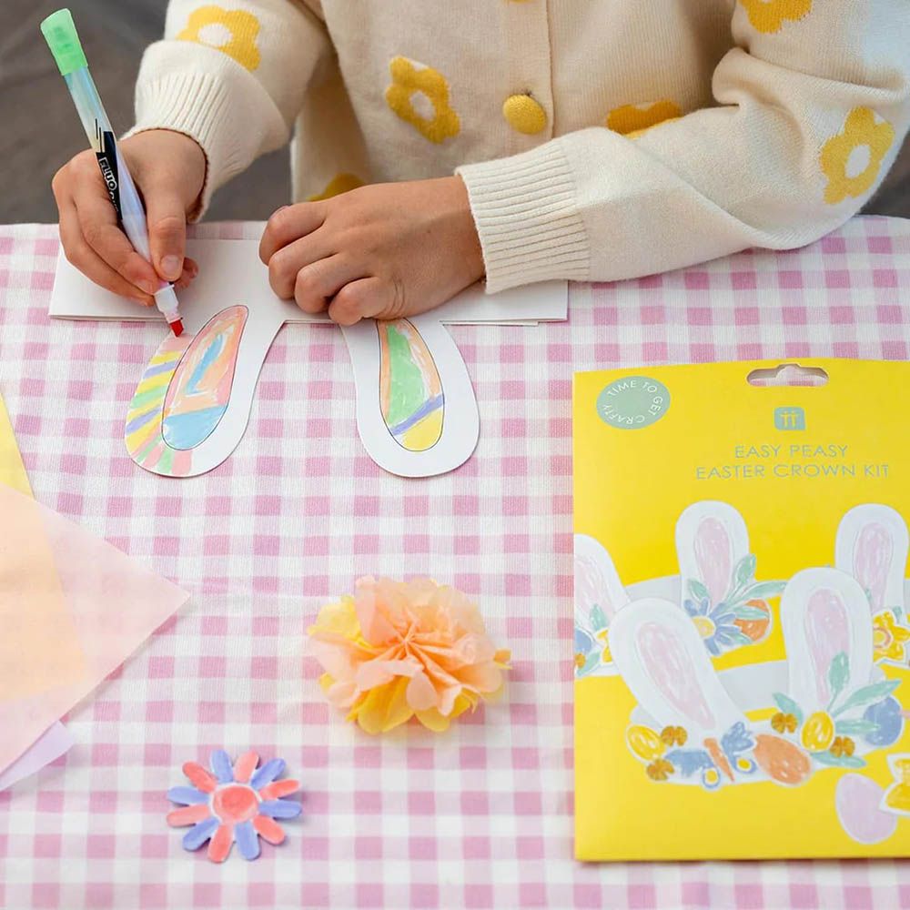 Talking Tables - Spring Bunny Headband Making Kit - 6pc