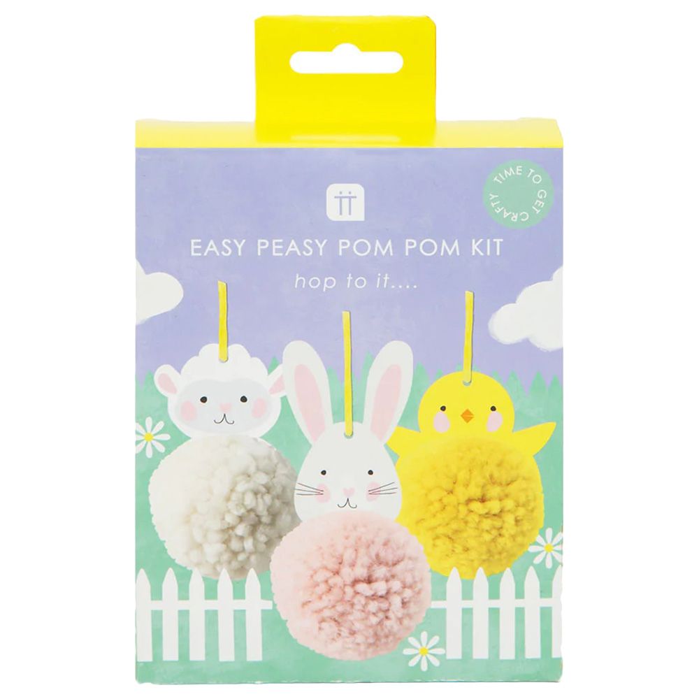 Talking Tables - Spring Bunny Pom Pom Kit - 6pc