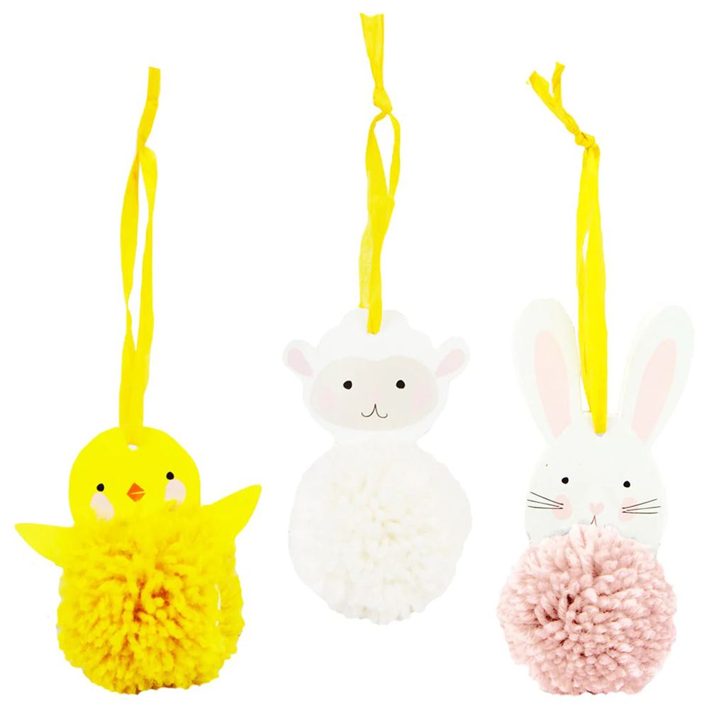 Talking Tables - Spring Bunny Pom Pom Kit - 6pc