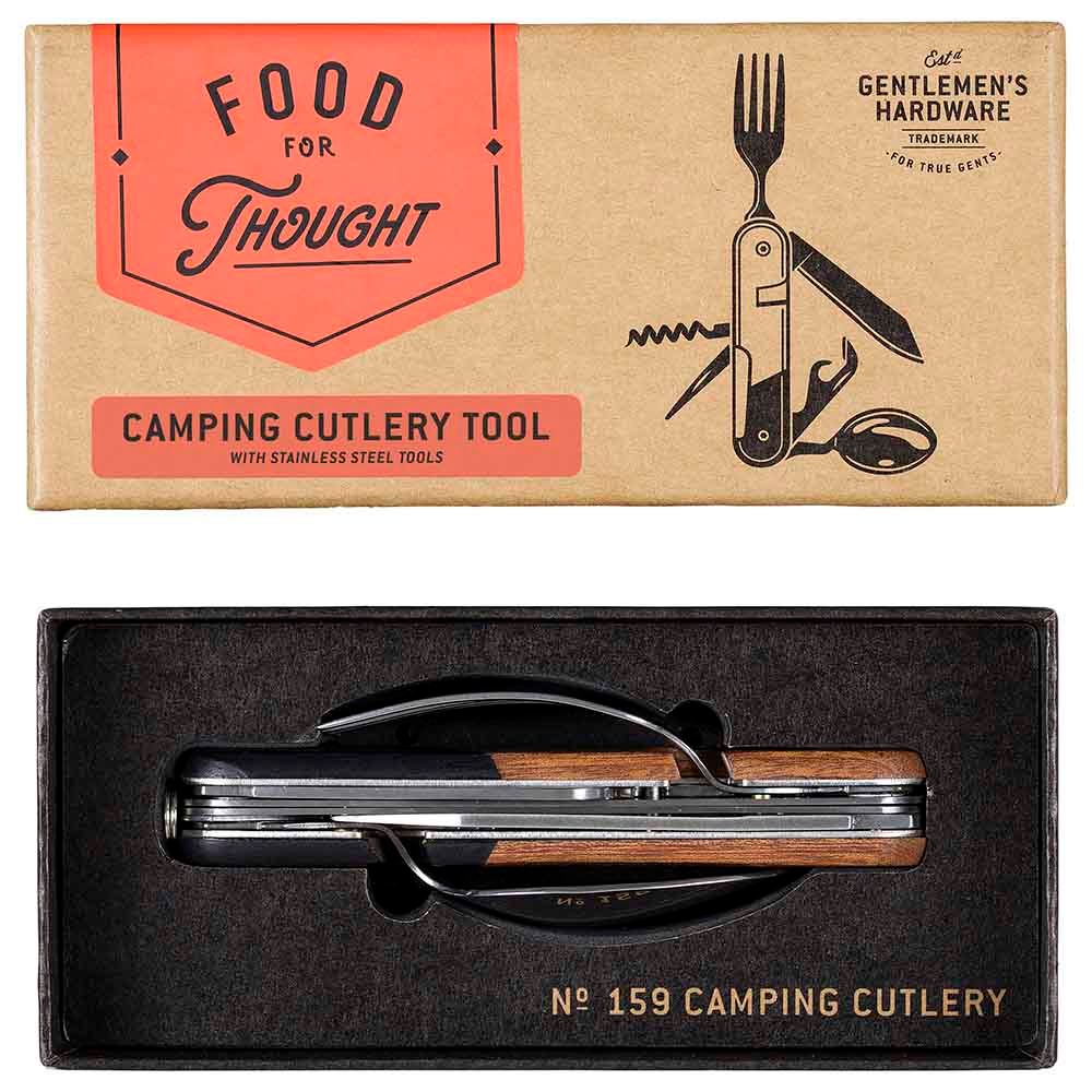 Gentlemen's Hardware - Camping Cutlery Tool, Wood