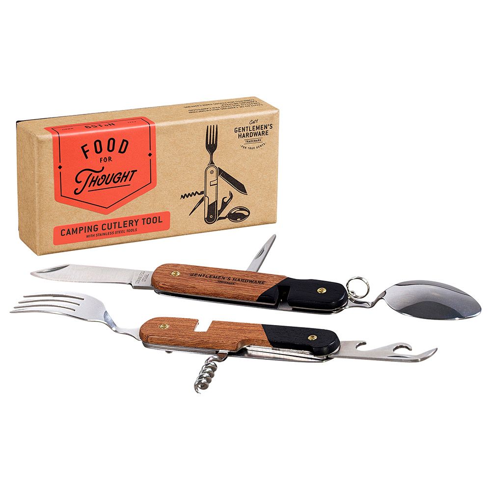 Gentlemen's Hardware - Camping Cutlery Tool, Wood