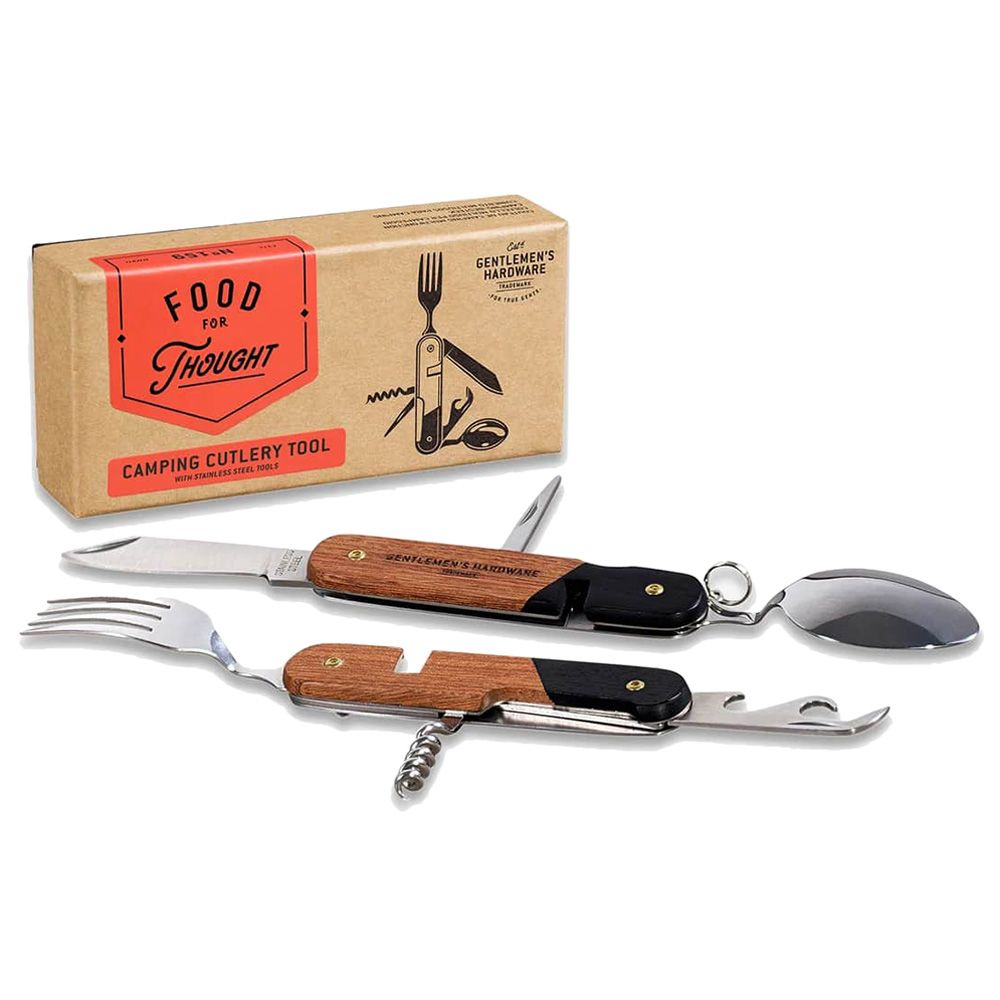 Gentlemen's Hardware - Camping Cutlery Tool, Wood