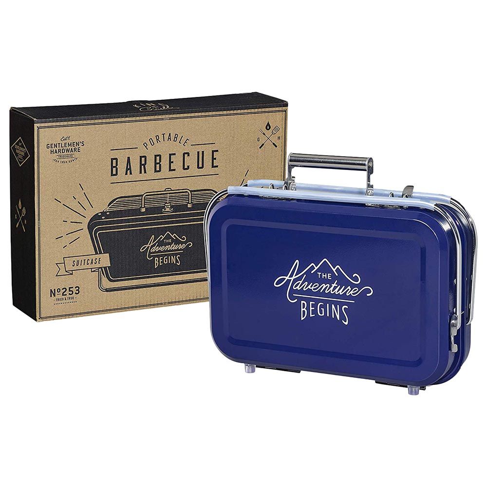 Gentlemen's Hardware - Portable BBQ - Blue