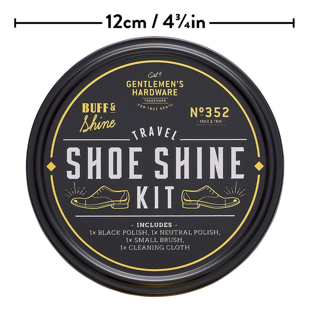 Gentlemen's Hardware - Travel Shoe Shine Kit