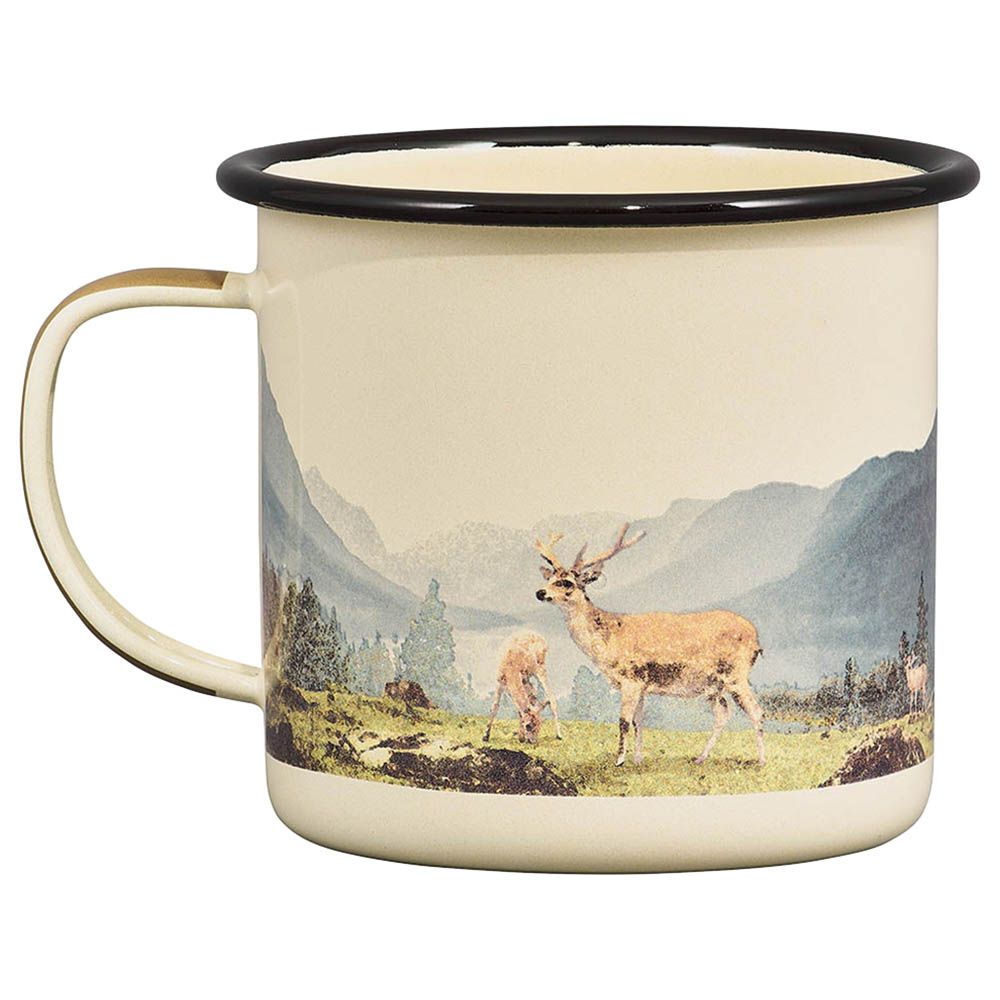 Gentlemen's Hardware - Enamel Mug 500ml - Deer