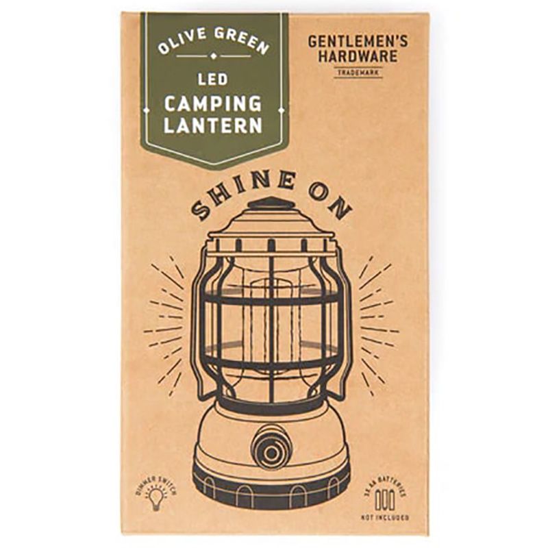 Gentlemen's Hardware - Camping Lantern - Green