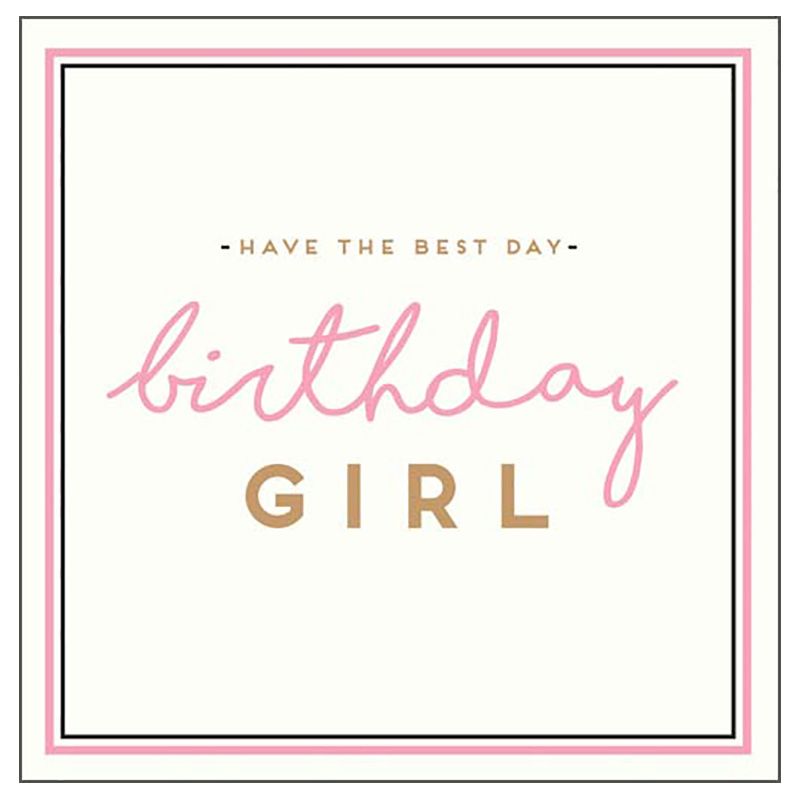 Pigment - Best Day Birthday Girl Greeting Card