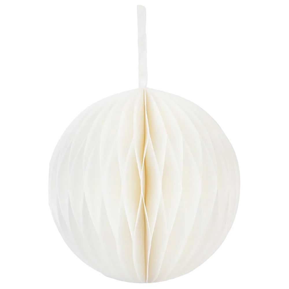 Talking Tables - Card Honeycomb Ball Decoration - White