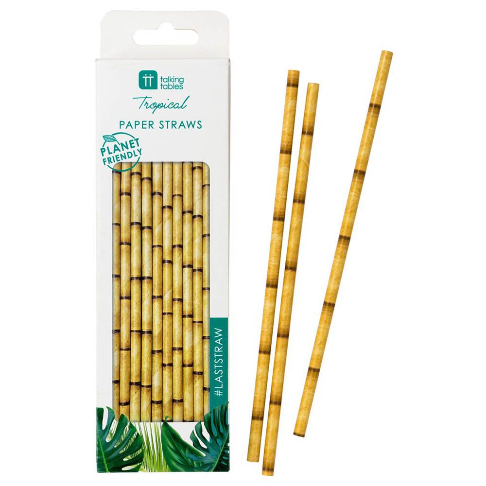 Talking Tables - Tropical Fiesta Paper Straws - 30pcs