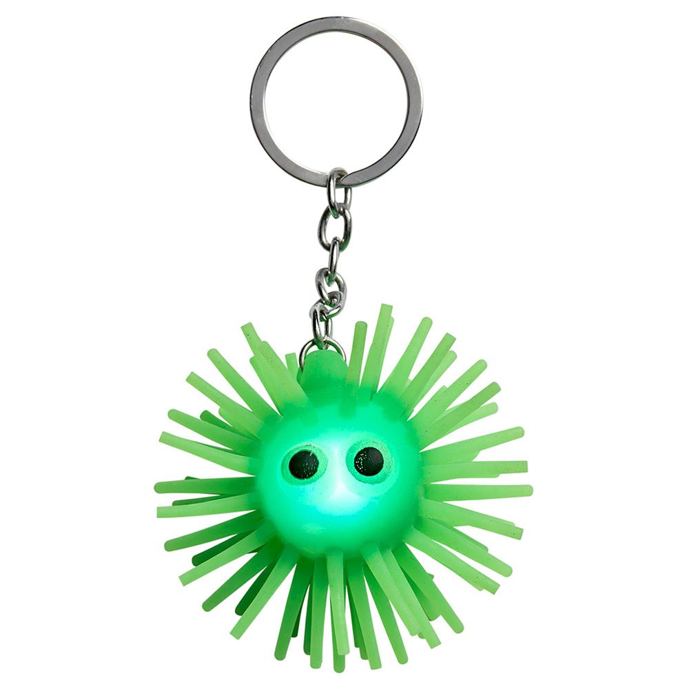 Tinc - Fuzzy Guy Light Up Keyring - Green