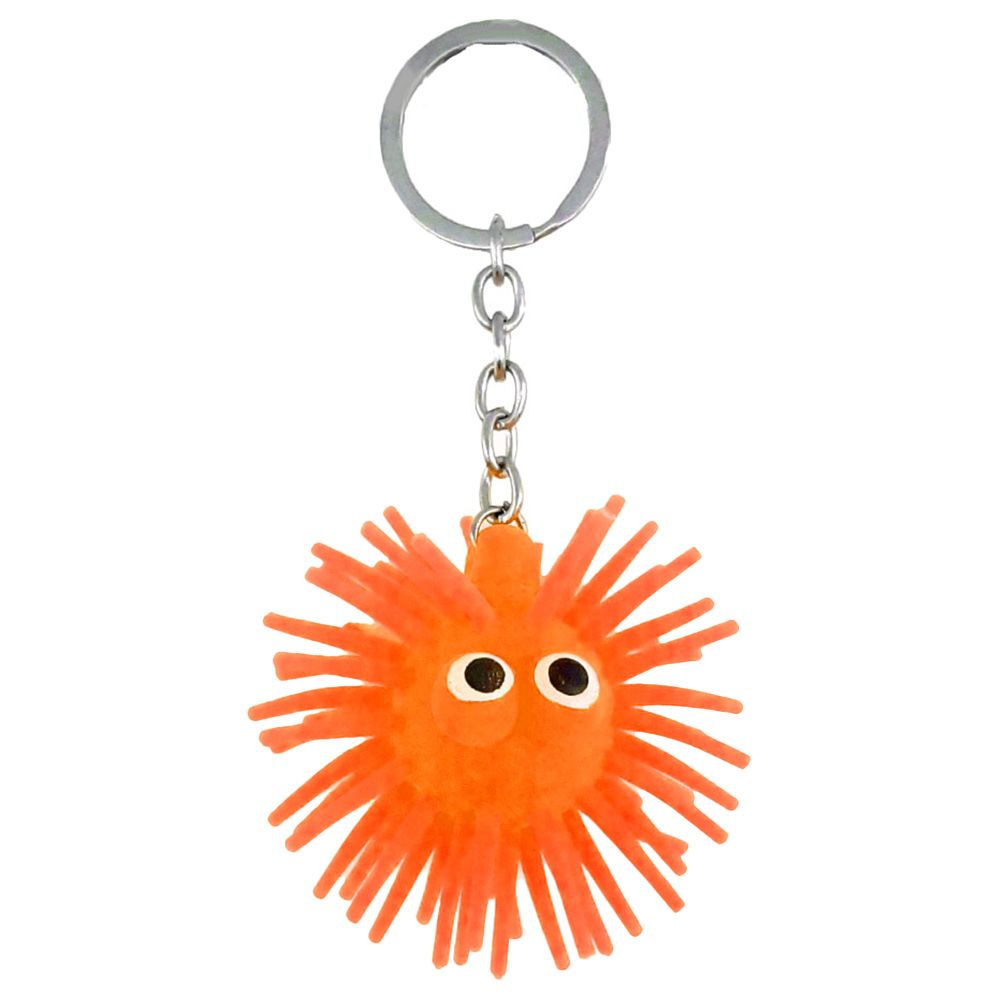 Tinc - Fuzzy Guy Light Up Keyring - Orange