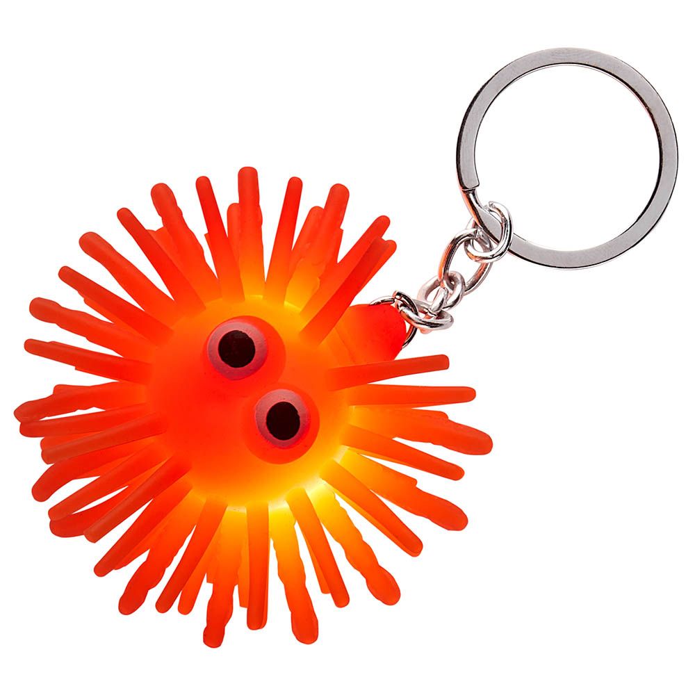 Tinc - Fuzzy Guy Light Up Keyring - Orange