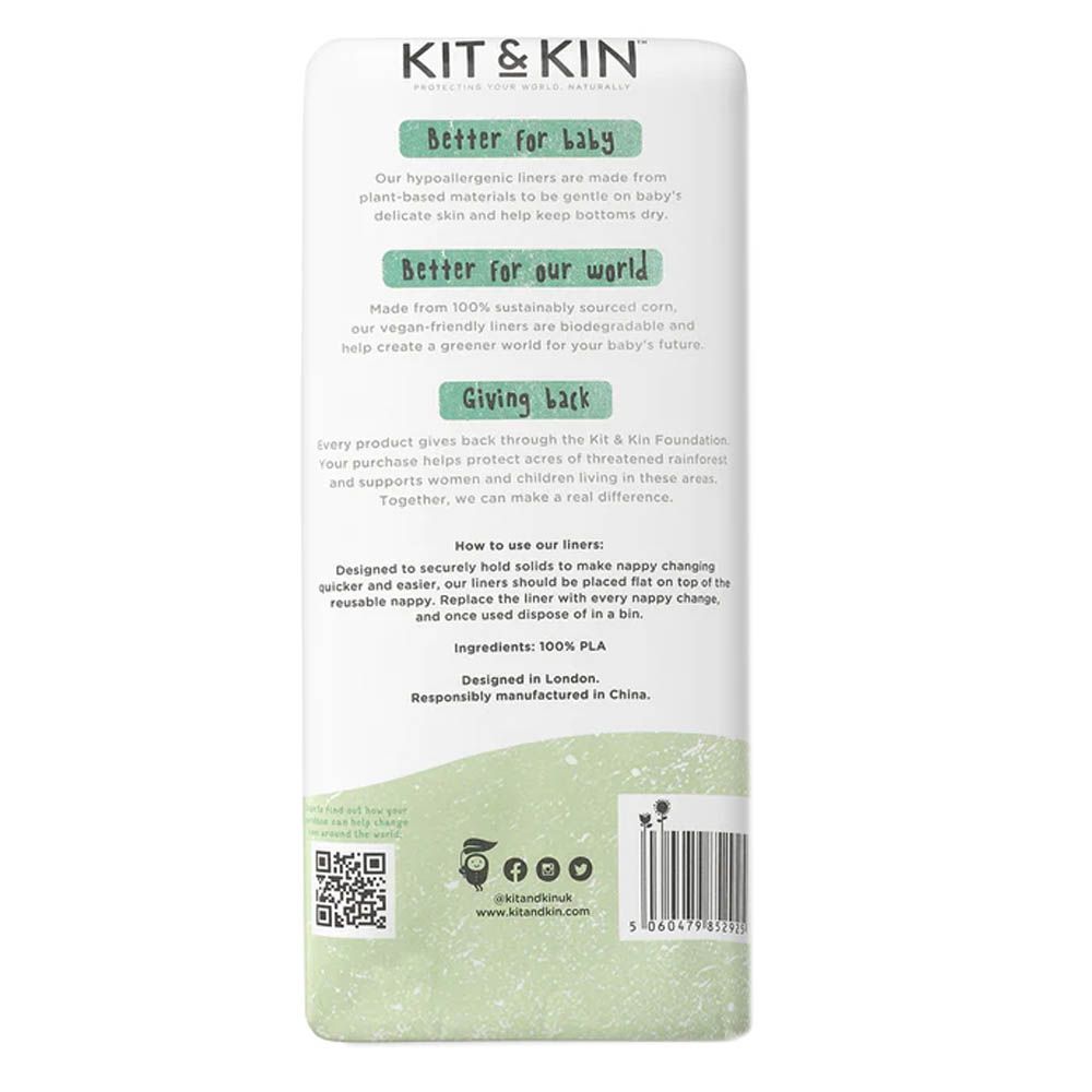 Kit & Kin - Nappy Liners - 100pcs