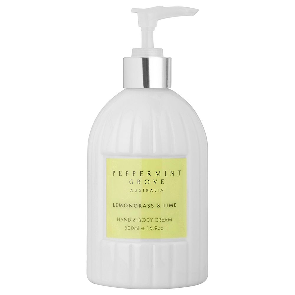 Peppermint Grove - Lemongrass & Lime Hand & Body Cream 500ml