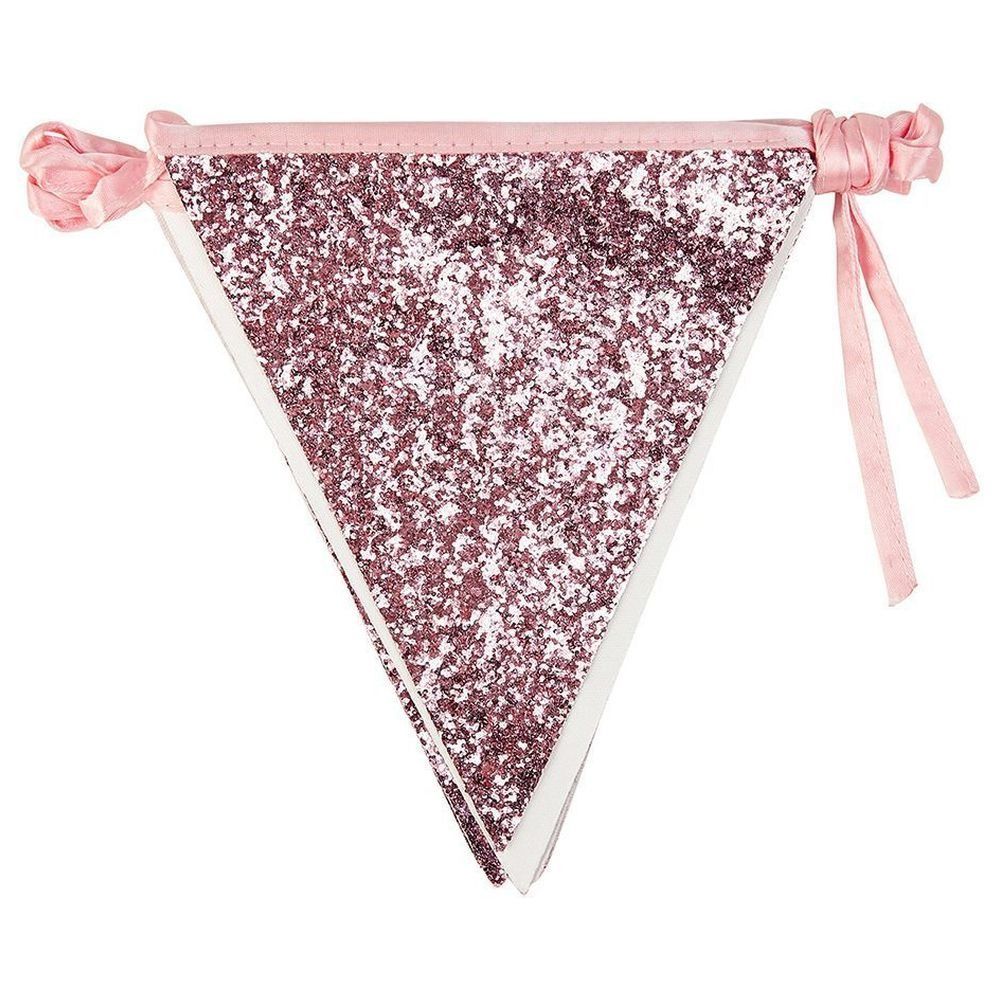 Talking Tables - Luxe Glitter Bunting - 3m - Pink