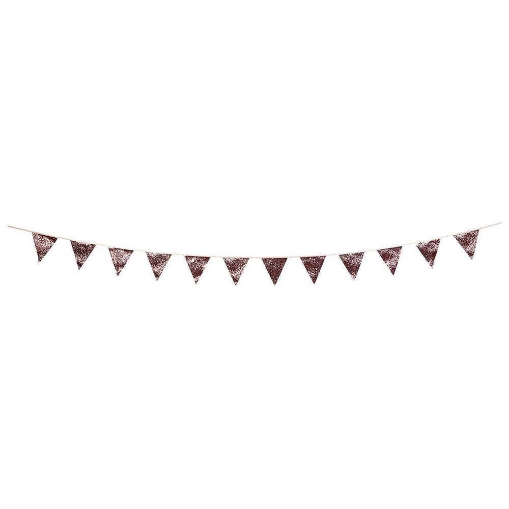 Talking Tables - Luxe Glitter Bunting - 3m - Pink