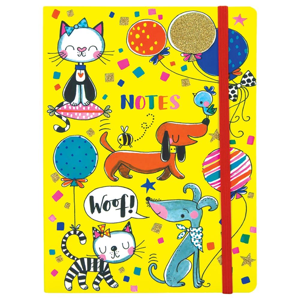 Rachel Ellen Designs - A5 Notebook - Cats & Dogs