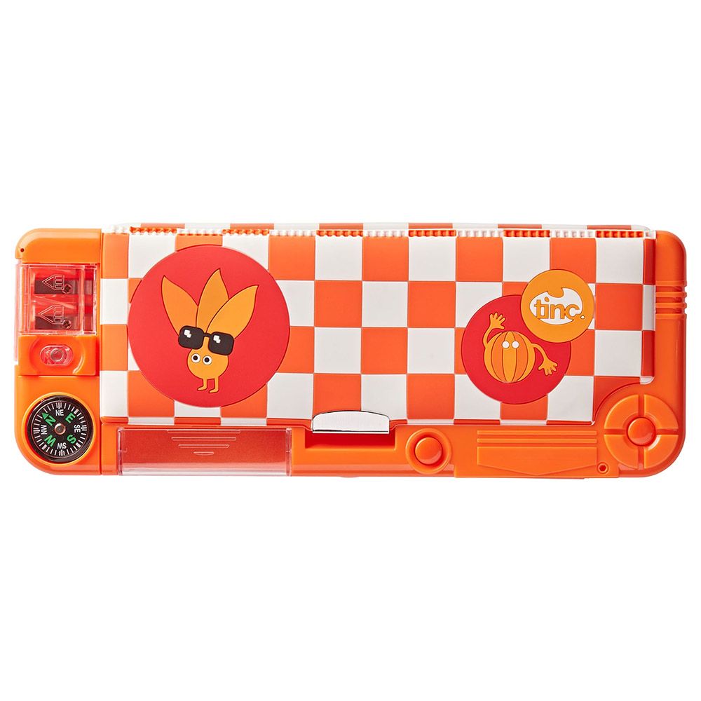 Tinc - Ojay Snap Compartment Pencil Case - Orange