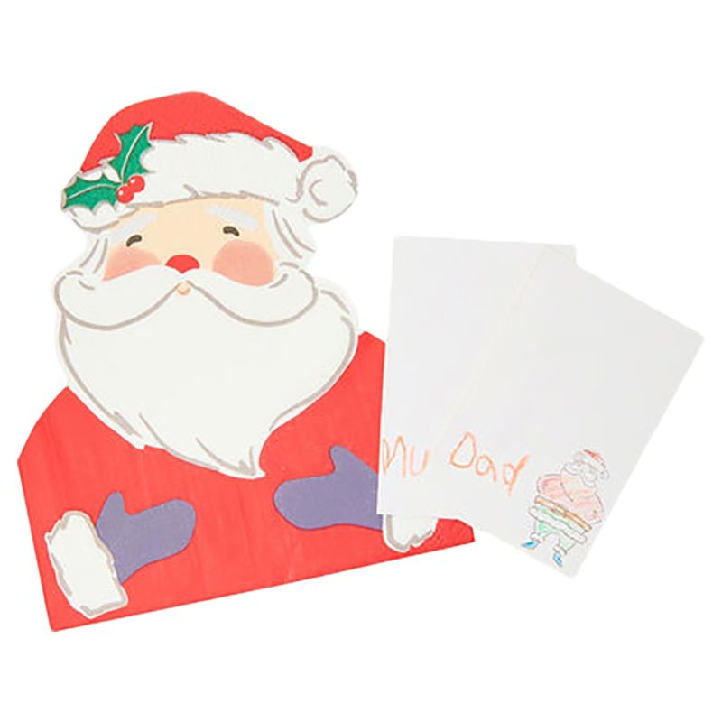 Talking Tables - Craft with Santa Shaped Napkin with Placecards - 16pcs