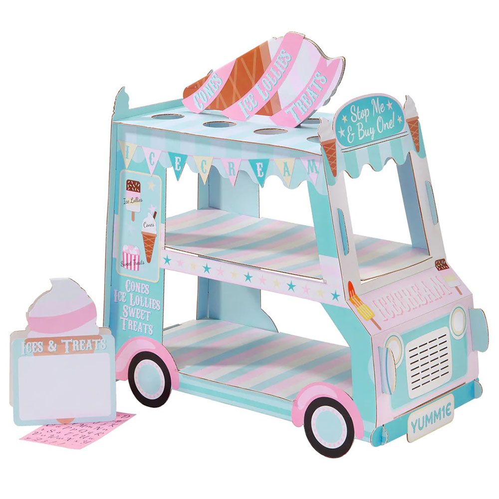 Talking Tables - Street Stall Ice Cream Treat Van Stand - 3 Tier