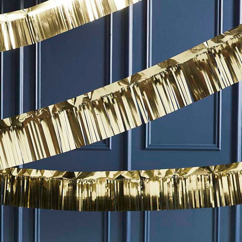 Ginger Ray - Fringe Foil Garland - Gold