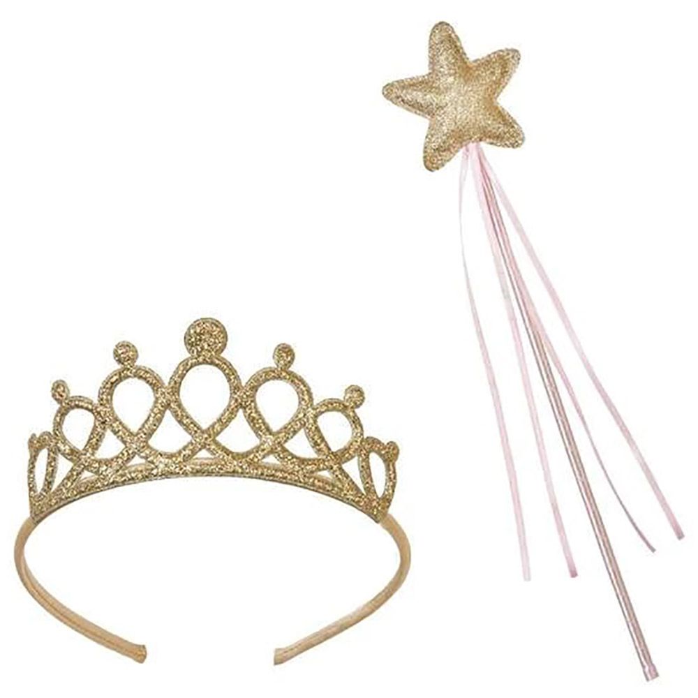 Talking Tables - We Heart Tiara & Wand Set - Pink