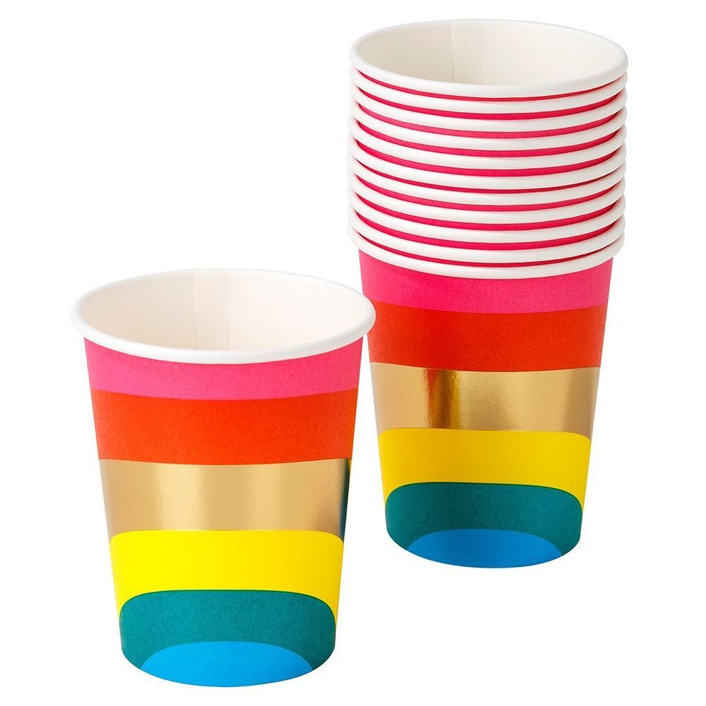 Talking Tables - Rainbow Paper Cups - Pack of 12