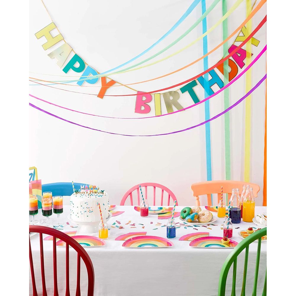 Talking Tables - Brights Happy Birthday Garland - 3M