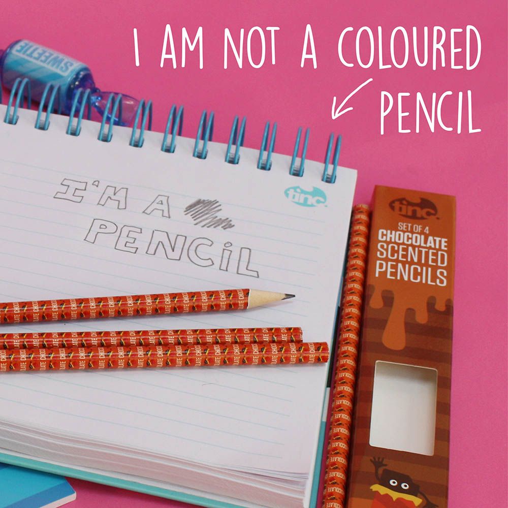 Tinc - Chocolate Scented Pencils - 4pcs