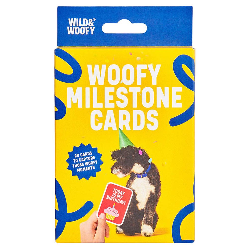 Wild & Woofy - Dog Milestone Cards