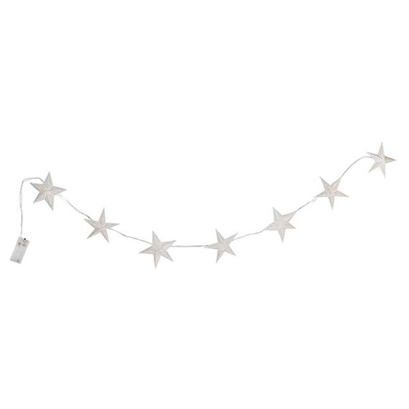 Ginger Ray - Cut Out Paper Stars String Lights - White