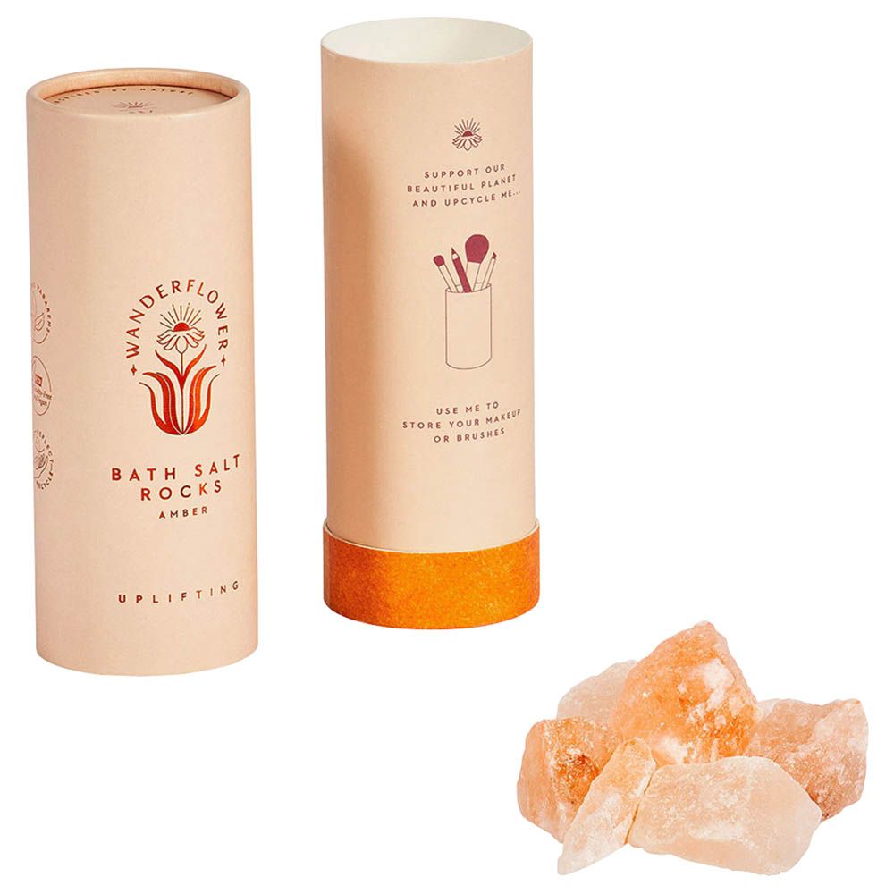 Wanderflower - Bath Salt Rocks Amber