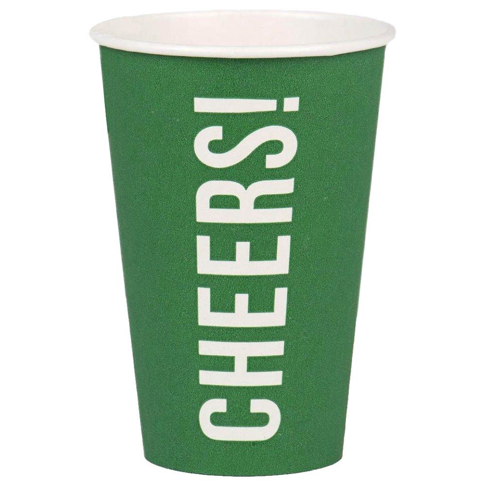 Talking Tables - Party Like There Is A Tomorrow Cup 16oz - Green