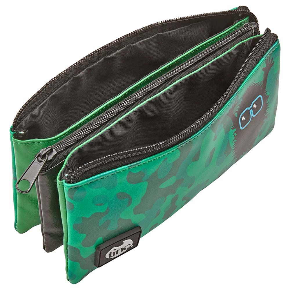 Tinc - Hugga Tri Compartment Pencil Case - Green