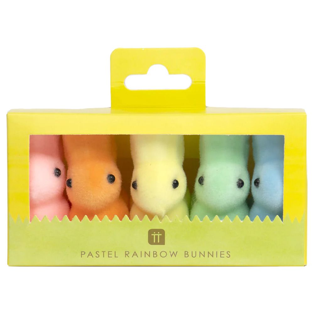 Talking Tables - Truly Bunny Pastel Table Decorations - 5 Pack - 6cm