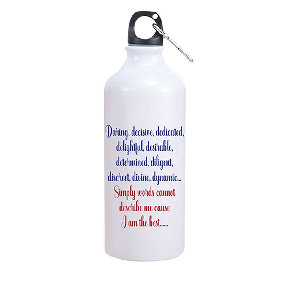 Ajooba - Alphabet Names Water Bottle - D