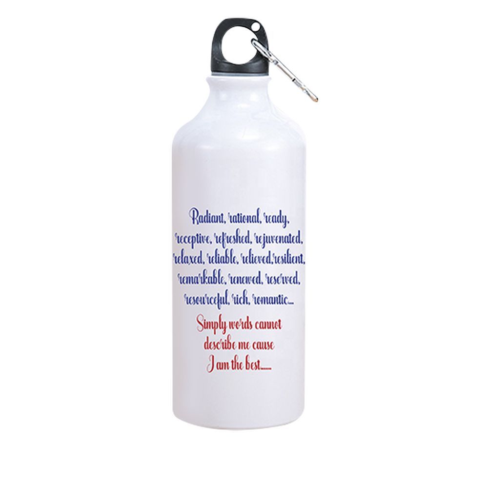 Ajooba - Alphabet Names Water Bottle - R