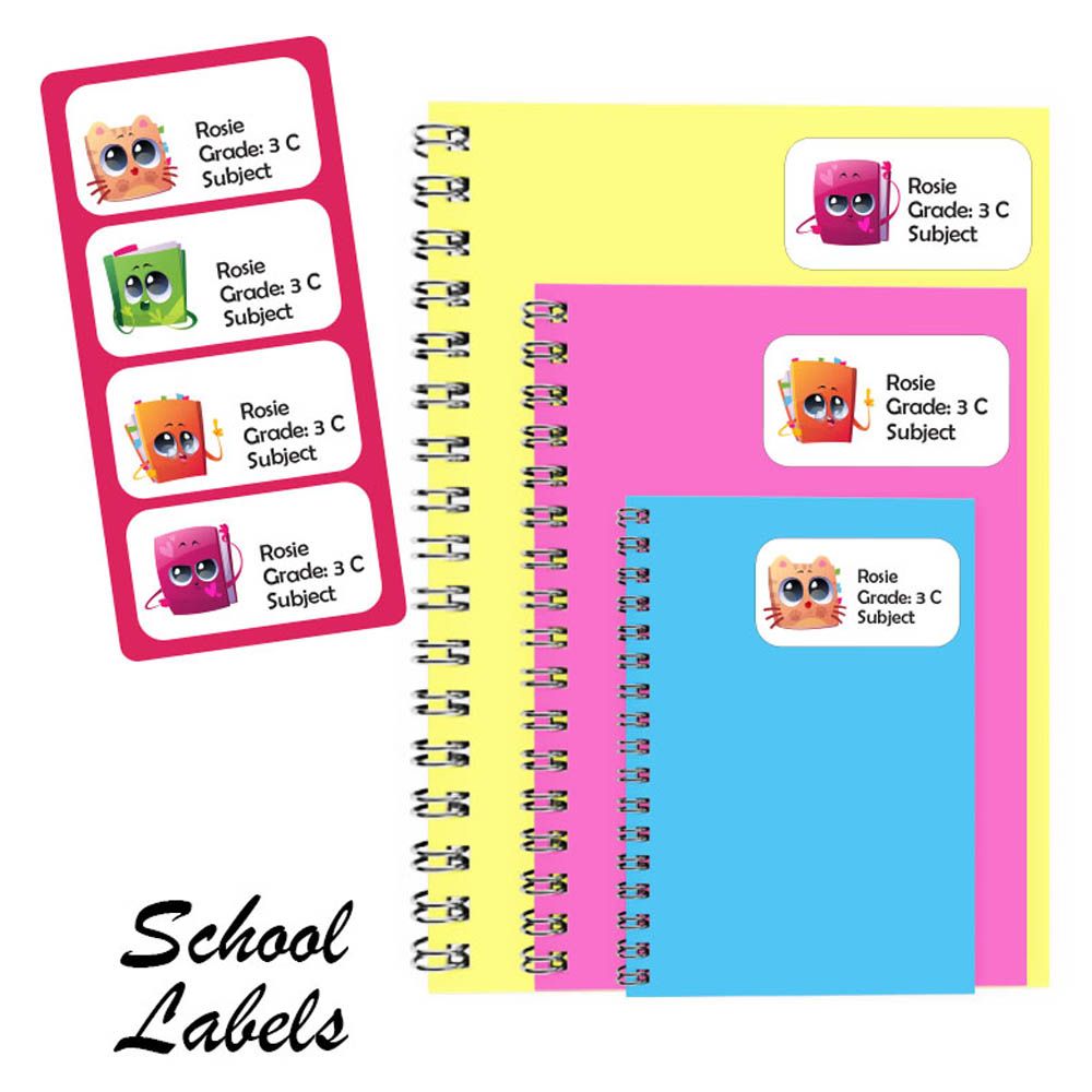 Printshop - Personalised Multi Purpose Labels Pack of 30 Cartoon