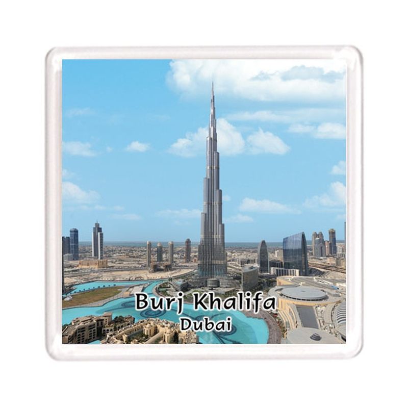 Ajooba - Dubai Souvenir Magnet Burj Khalifa 0028