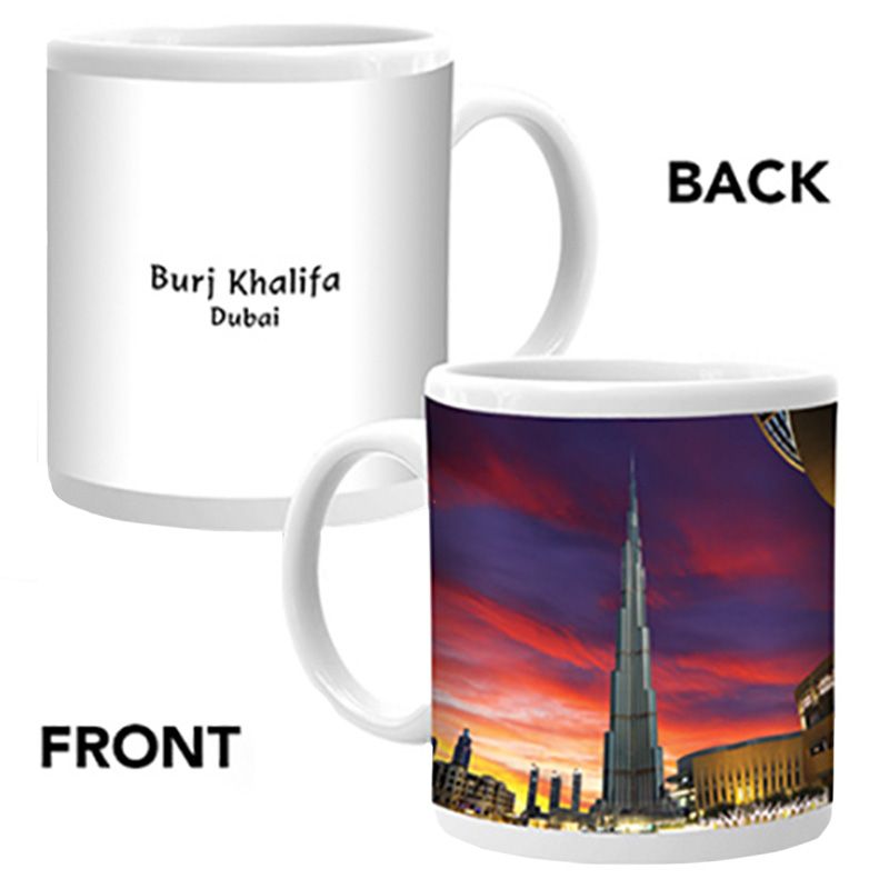 Ajooba - Dubai Souvenir Mug Burj Khalifa 0011