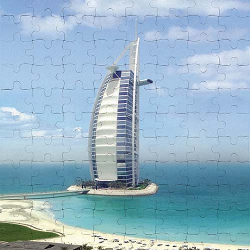 Ajooba - Dubai Souvenir Puzzle Burj Al Arab 0055