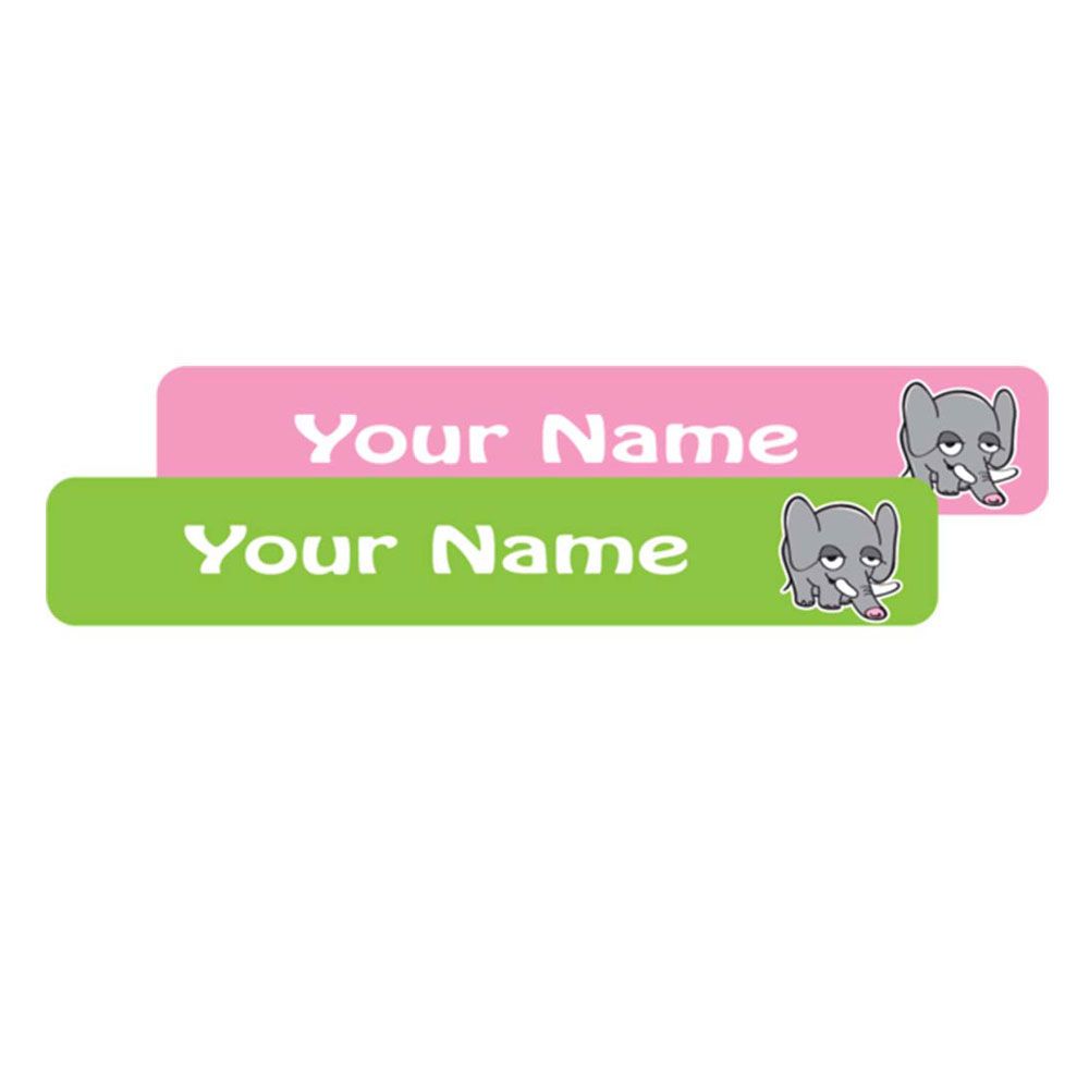 Ladybug - Iron-On Labels Elephant Girl - Pack of 50