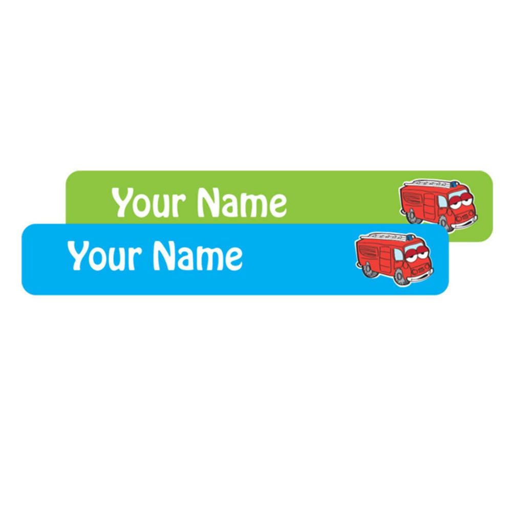 Ladybug - Nursery Pack Labels Fire Engine - Pack of 82