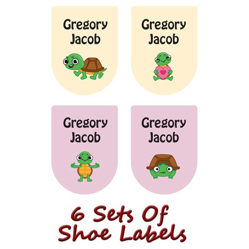 Printshop - Personalised Waterproof Labels Set - Turtle