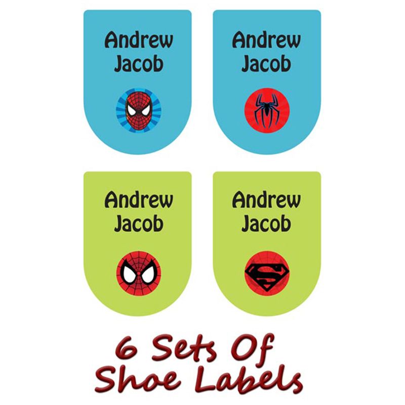 Printshop - Personalised Waterproof Labels Set - Spider