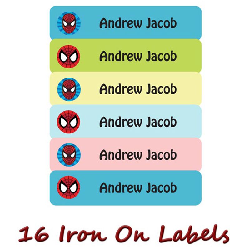 Printshop - Personalised Waterproof Labels Set - Spider