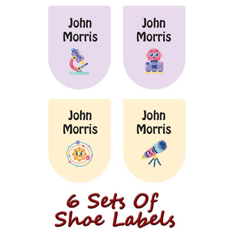 Printshop - Personalised Labels Set - Laboratory Equipments