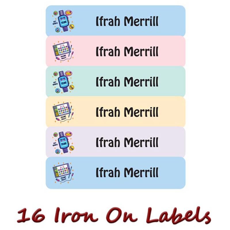 Printshop - Personalised Waterproof Labels Set - Gadgets2