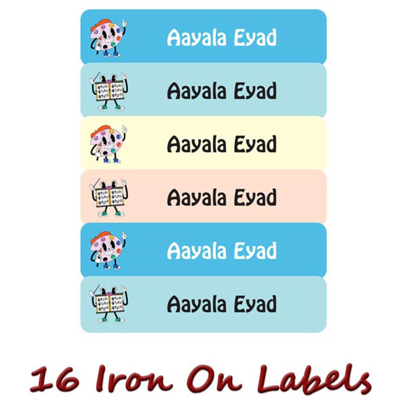 Printshop - Personalised Waterproof Labels Set - Painting Sets 2