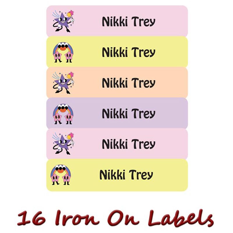 Printshop - Personalised Waterproof Labels Set - Stars